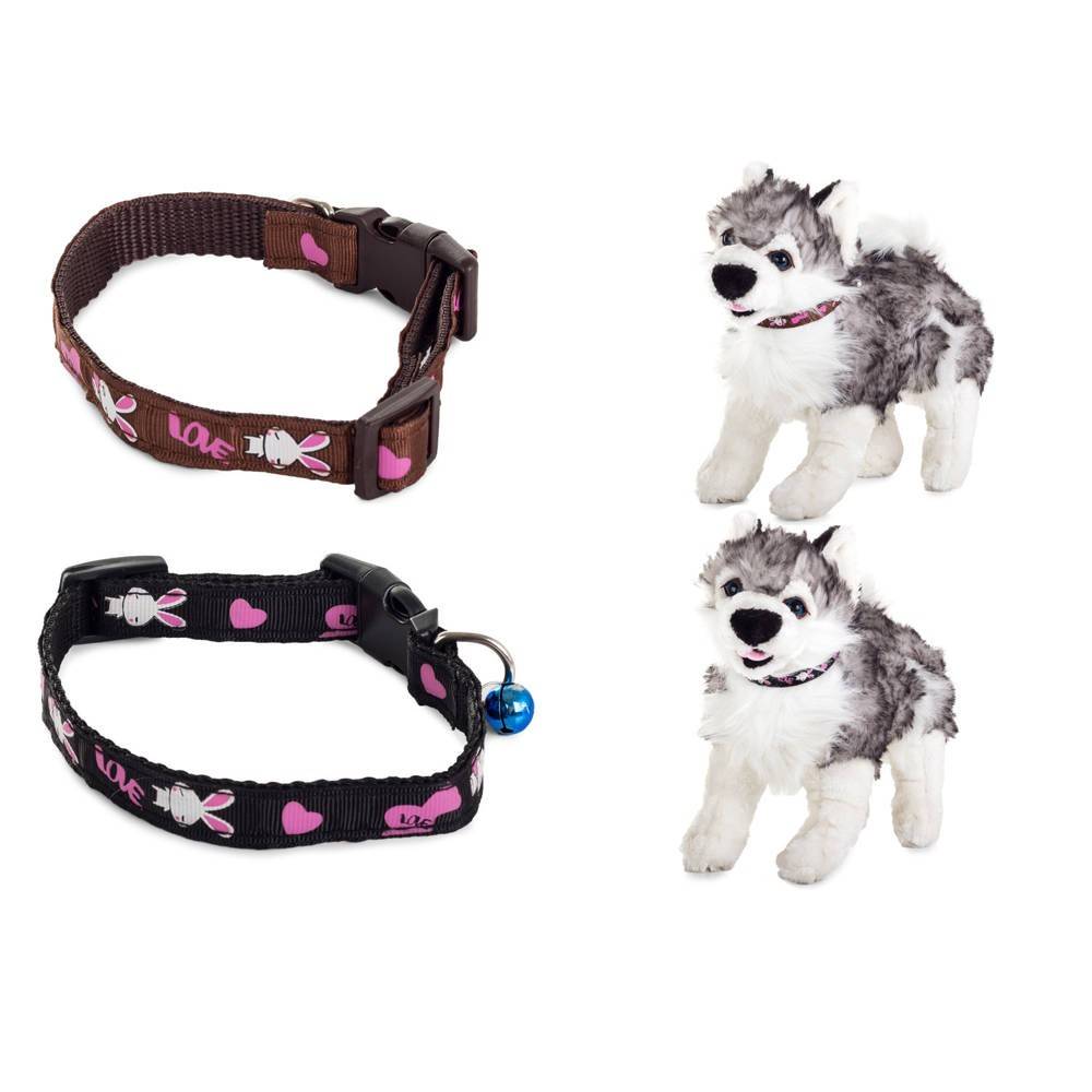 Collier en tissu pour chien chat avec clochette 1.5 - Image 6