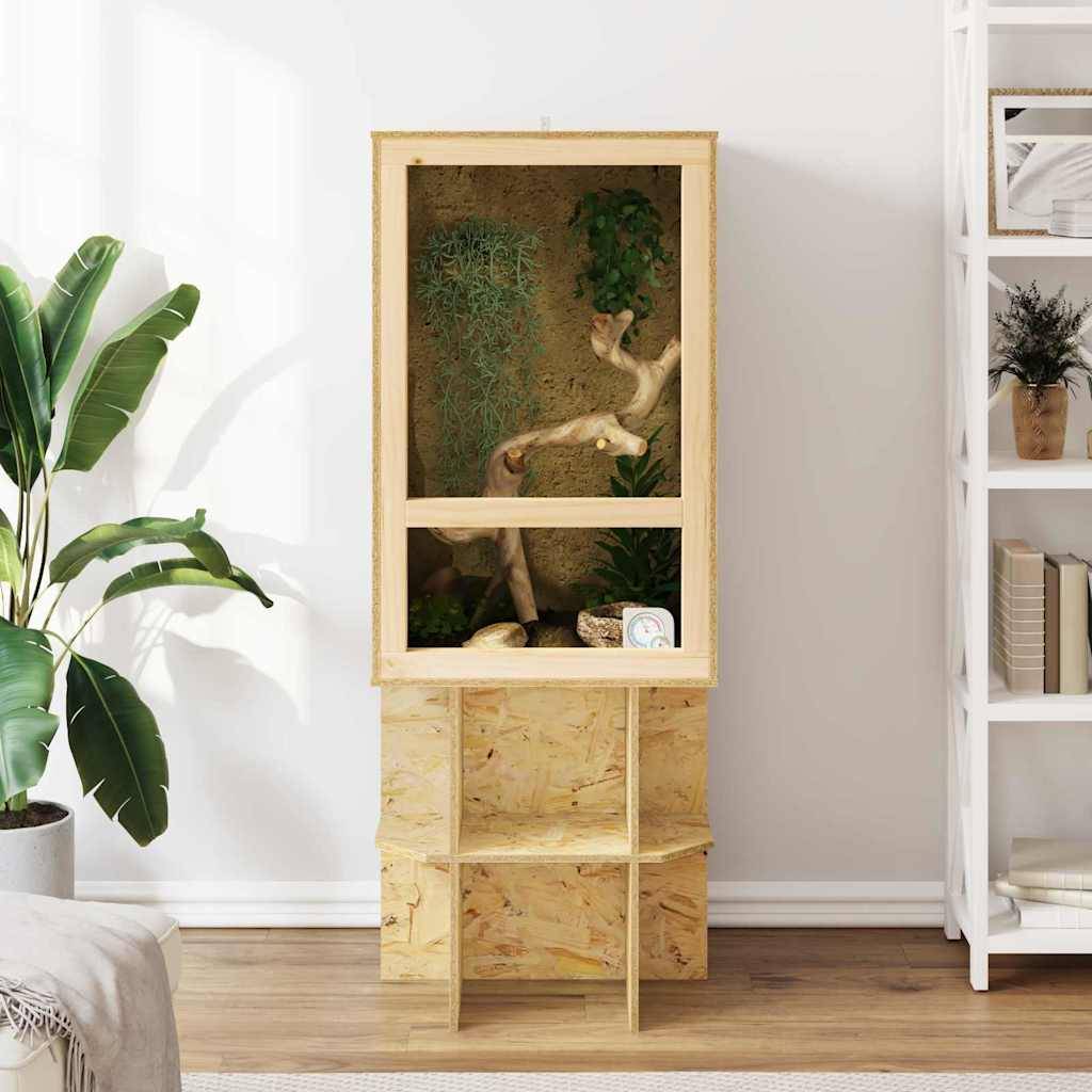 Vidaxl - Terrarium Marron 50 x 50 x 80 cm OSB vidaXL 876731 - Image 5