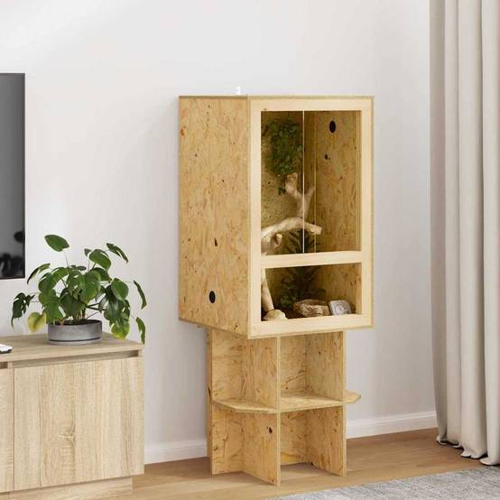 Vidaxl - Terrarium Marron 50 x 50 x 80 cm OSB vidaXL 876731 - Image 1
