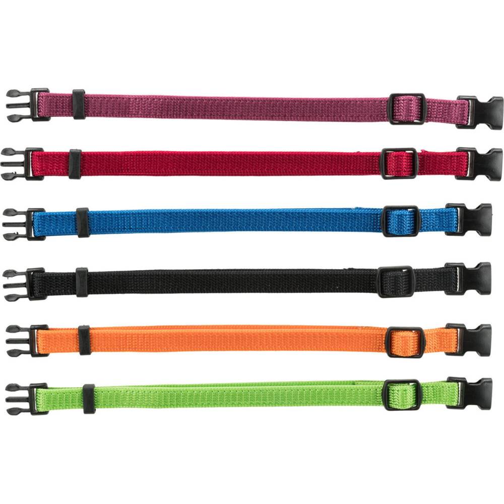 6 colliers  M-L  22 à 35 cm x 10 mm pour chiot.  couleurs différentes - Image 3