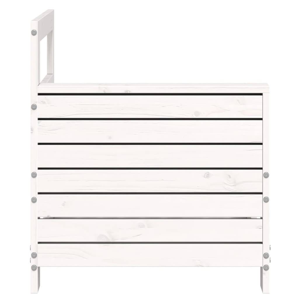 Prolenta Premium - Banc de jardin Blanc 62 X 69 cm - Prolenta Premium - Image 5