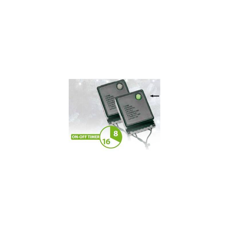 Lotti - Guirlande lumineuse animée 9M 120 miniLED ambré 8 modes câble vert 30V Lotti - Image 4