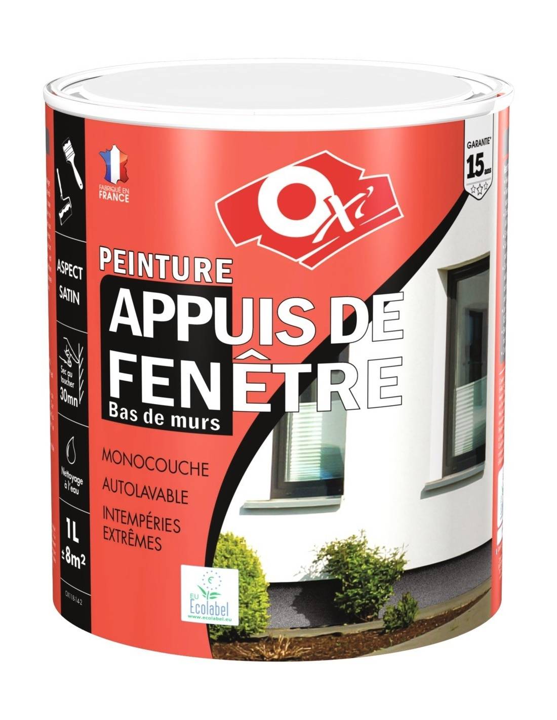 Oxi - Peinture Appui-fenêtre Blanc Oxi Protection Durable Et Blancheur éclatante - Oxi - Image 2
