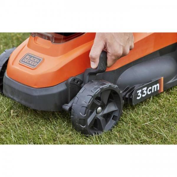 Tondeuse a Gazon BLACK+DECKER   18V BCMW3318L2-QW 33 cm - Jardin Jusqu'a 350 m² - 35 L avec 2 Batteries et 1 Chargeur - Image 6