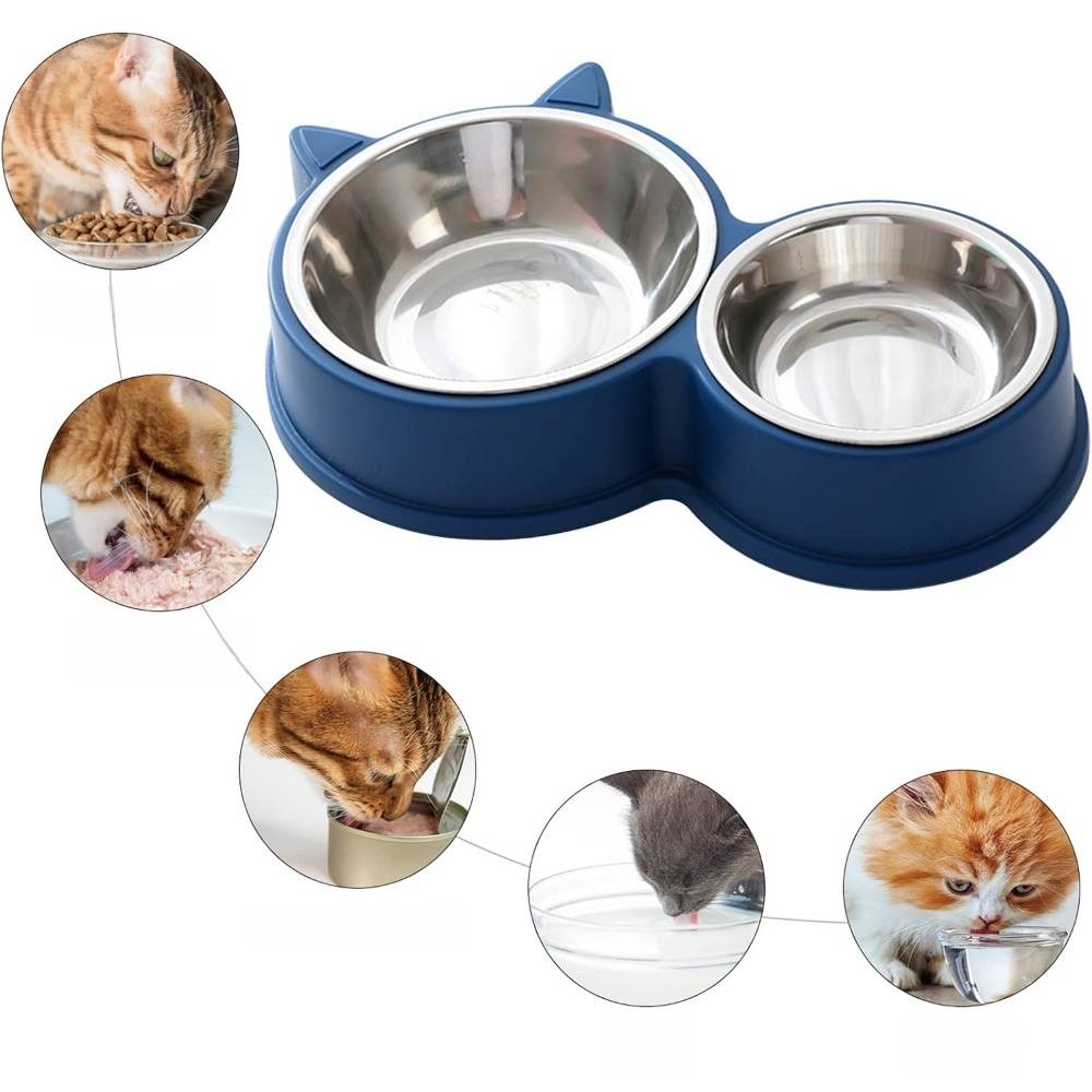 Double gamelle pour chat - IntiMeg - Image 3