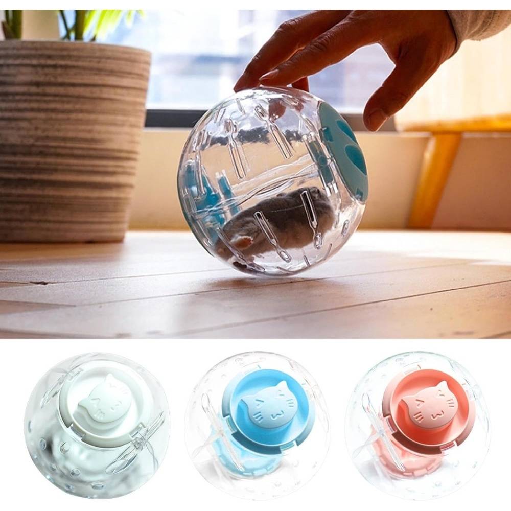 Lytech - Roue D'exercice Pour Hamster Trois Transparente, 3 Couleurs, Ouverture Sécurisée - Lytech - Image 2