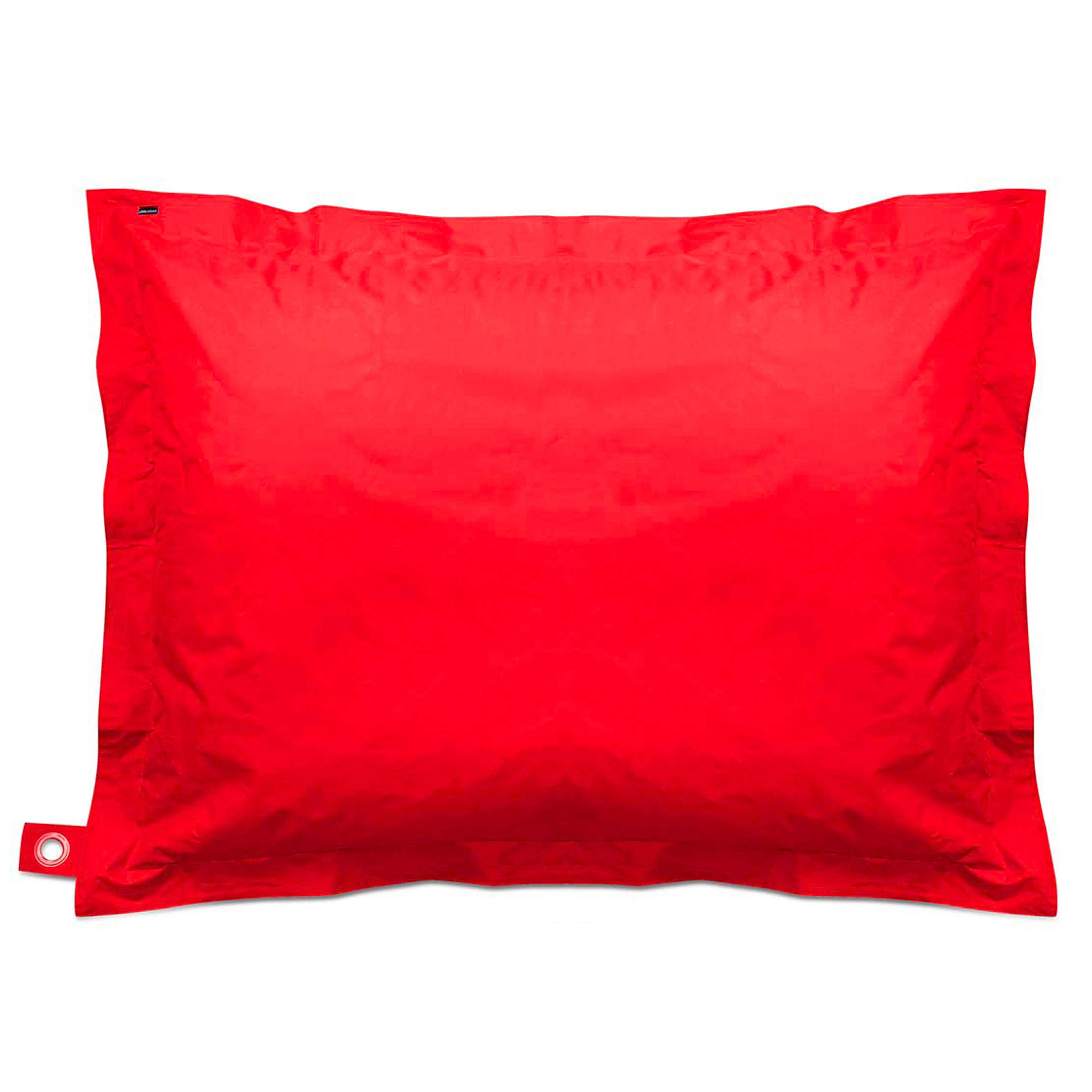 Oviala - Pouf de jardin en polyester rouge 180 x 145 cm Oviala - Oviala - Image 2