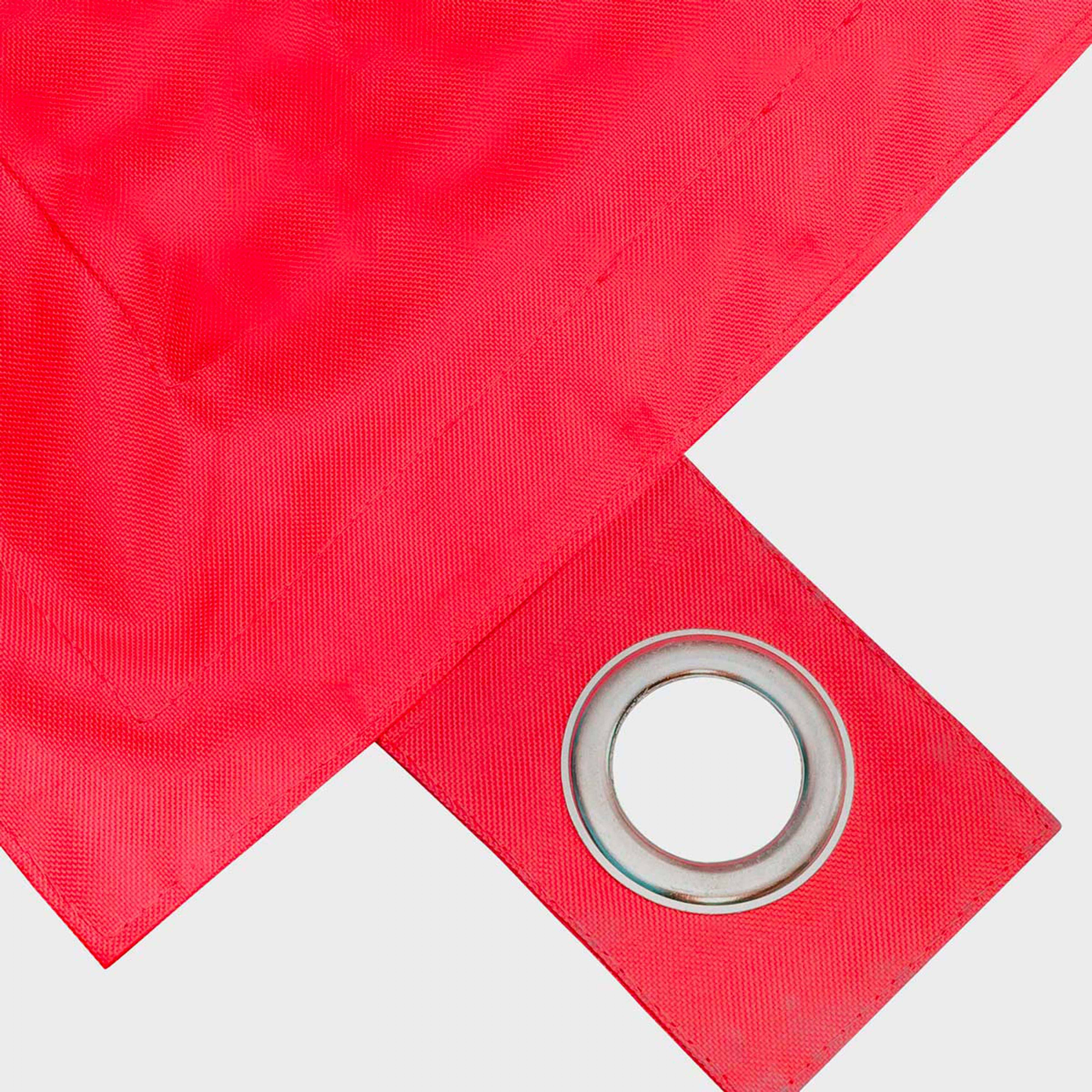 Oviala - Pouf de jardin en polyester rouge 180 x 145 cm Oviala - Oviala - Image 3