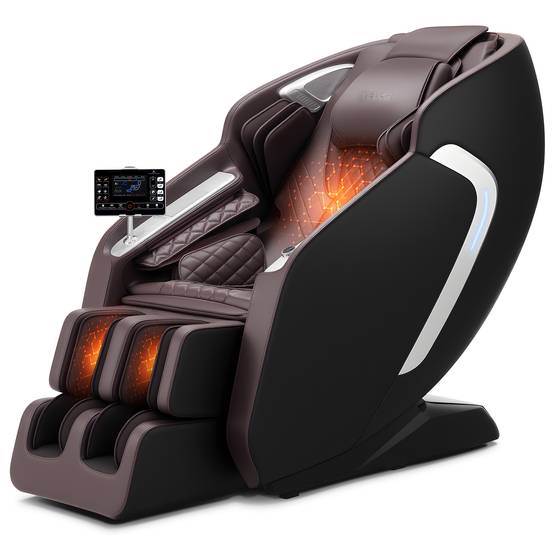 Vevor - VEVOR Fauteuil massage rail SL, relaxation 4D inclinable, zéro gravité, mode yoga, voix IA. - Image 1