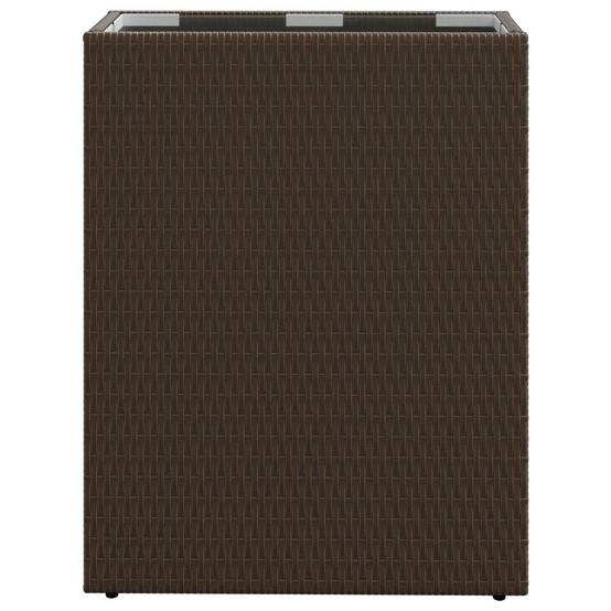 Cache-pot polyrotin noirs 55 x 22 x 70 cm, Poids:5kg - PANGIVO - Image 4