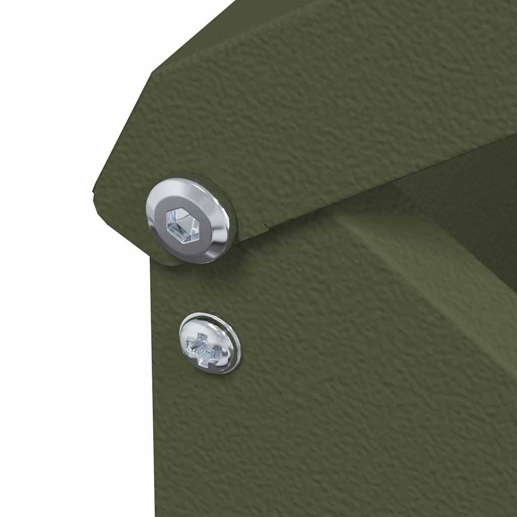 Vidaxl - Mangeoire pour poules Vert olive 13 x 12 x 51 cm vidaXL 874670 - Image 8