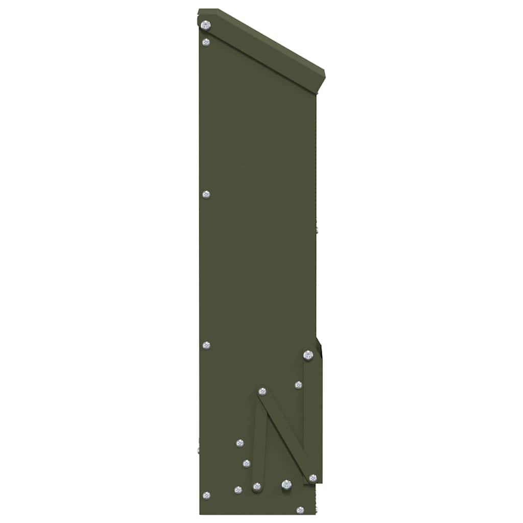 Vidaxl - Mangeoire pour poules Vert olive 13 x 12 x 51 cm vidaXL 874670 - Image 7