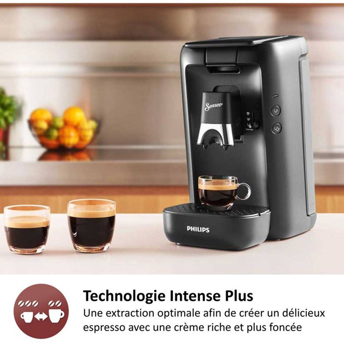 Philips - Cafetière à dosette ou capsule Philips CSA260/51 Machine a cafe adosettes Senseo Maestro gris CSA260/51 - Image 3
