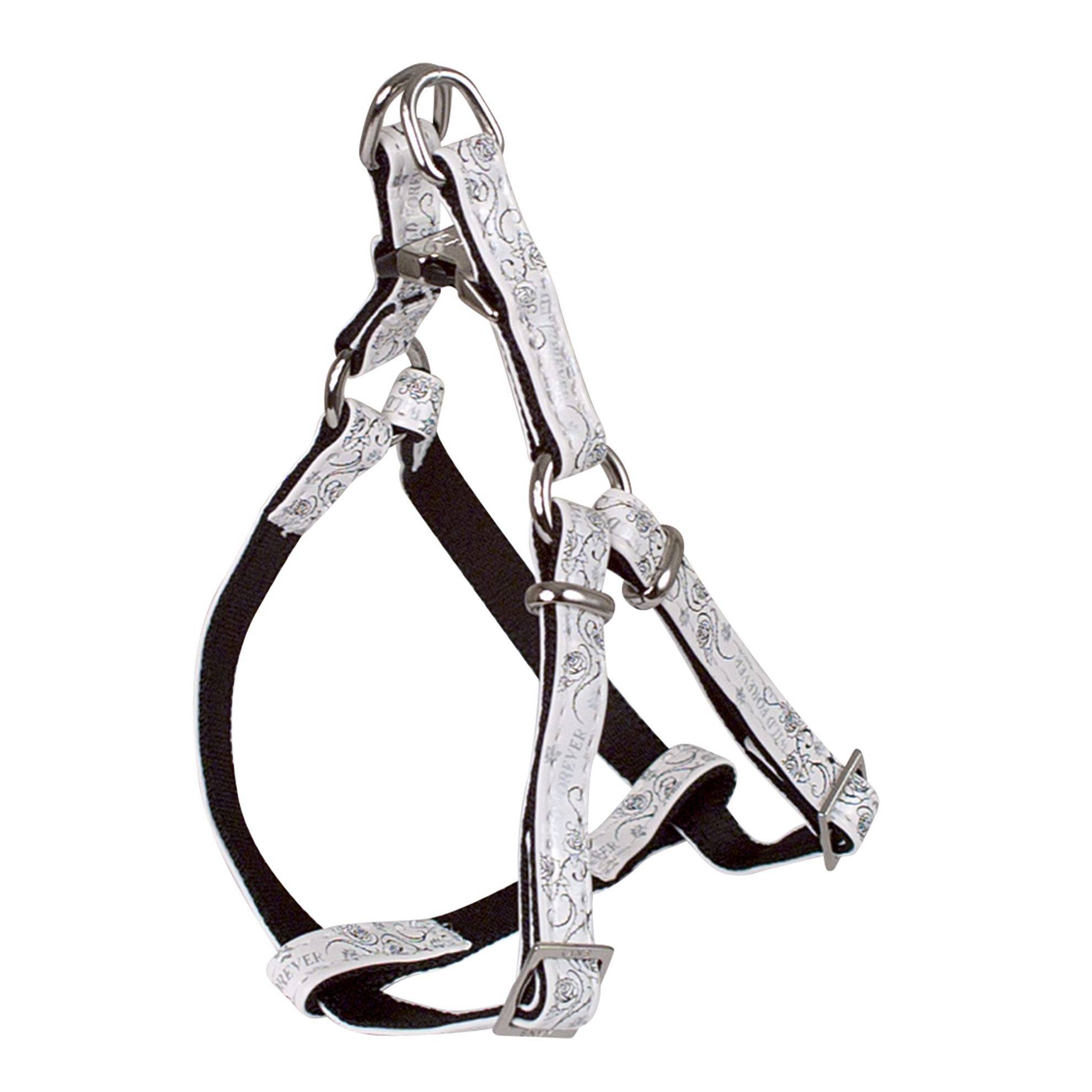 Harnais chien réglable Envy Forever blanc Taille : T1 DOOGY GLAM