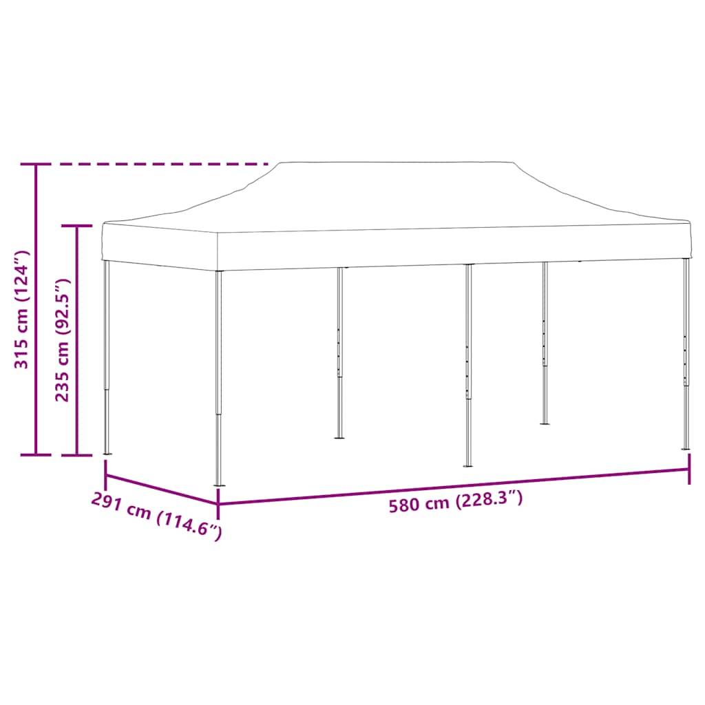 ComfortXL - Tente Pliante 3x6m Acier et Toile Oxford Anti-UV pour Réception Jardin Anthracite – ComfortXL Outdoor Living - Image 6
