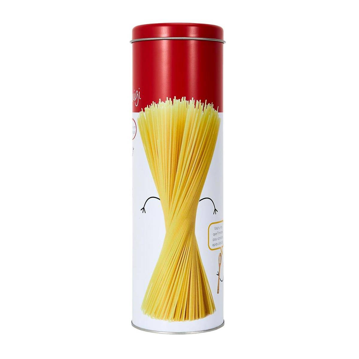Cook Concept - Boîte à Spaghettis en Métal "Ludique" 27cm Rouge - Image 2