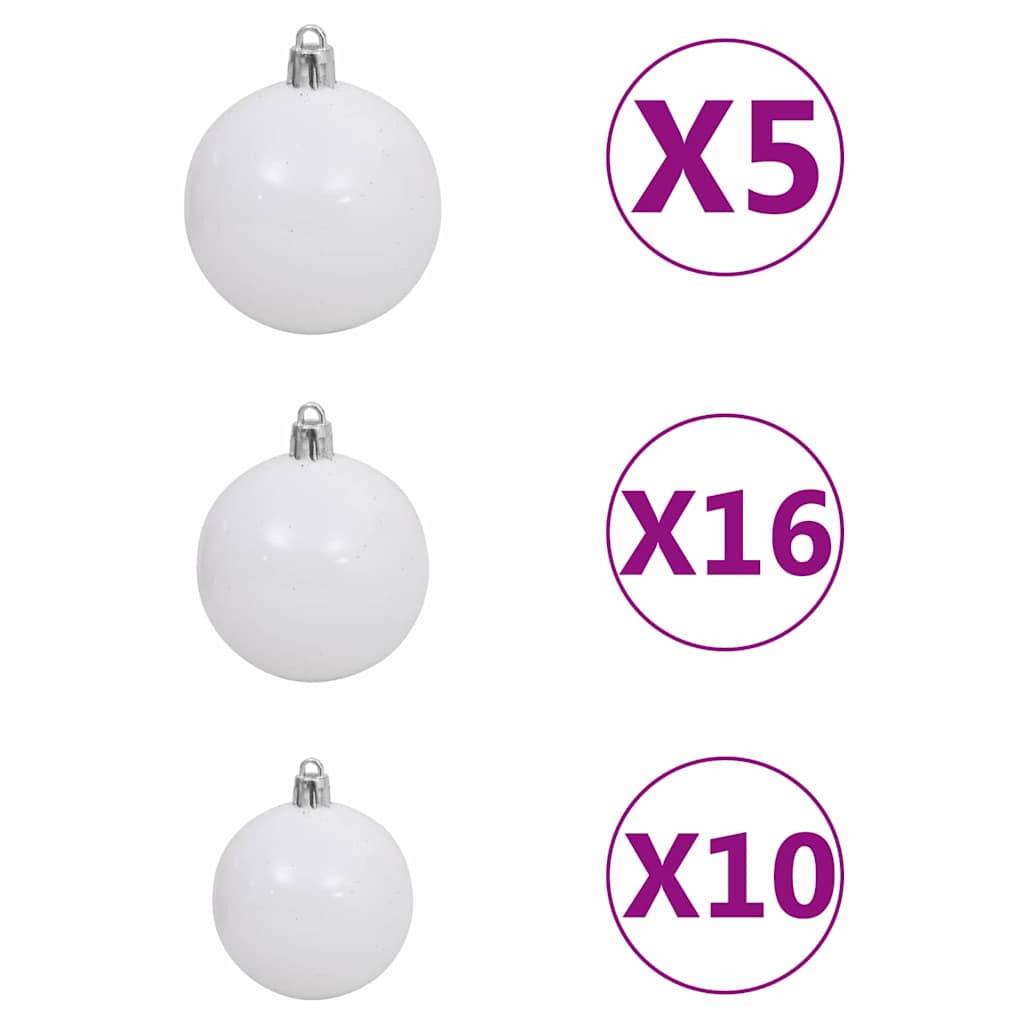 Vidaxl - Sapin de Noël Rose 180 cm PVC vidaXL 3396428 - Image 10