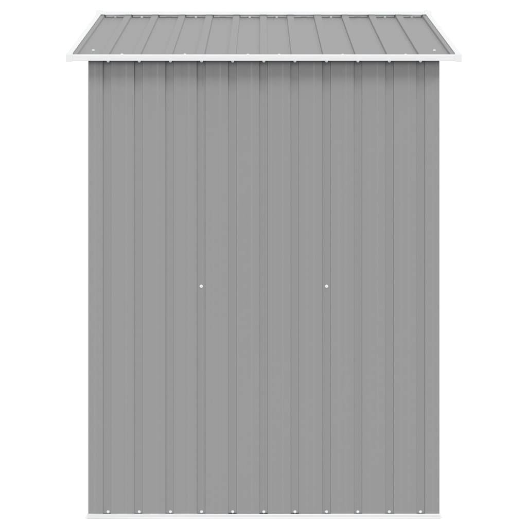 PANGIVO - Abri de jardin avec double porte coulissante - Acier galvanisé gris 204 x 132 x 186 cm - Surface au sol 2,31m² - PANGIVO - Image 7