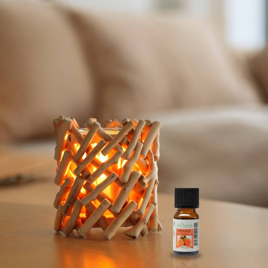 Zen'Arôme Brûleur Cire Parfumée Calorya n°7 - Brûleur Électrique Fondant Parfumé-Lampe à Parfum - Bois Flotté - Coupelle Amovible - Image 9