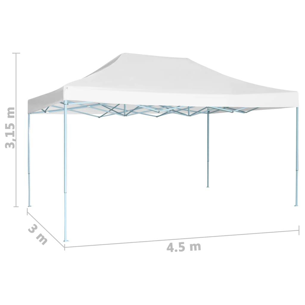 Maison Chic - Tente de réception pliable - Tonnelle de jardin - Barnum 3x4,5 m Blanc - MEUBLE PRO - Image 5