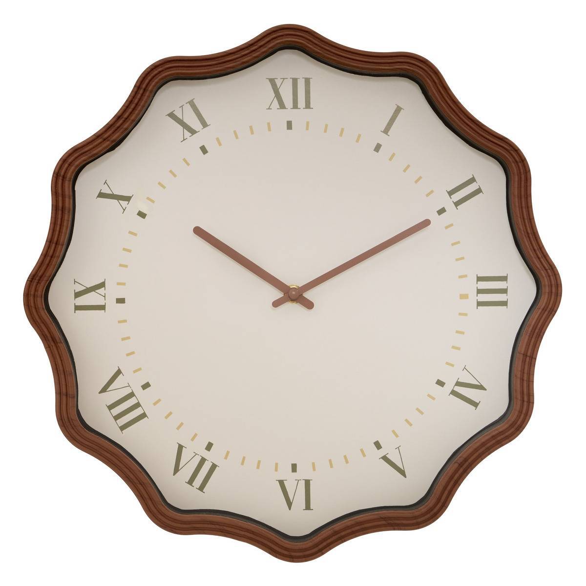 Atmosphera - Horloge Mona D.38cm marron - Atmosphera Créateur d'intérieur - Image 2