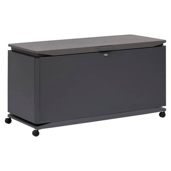 Hesperide - Coffre de rangement 920L Alumia gris graphite en aluminium - Hespéride - Image 2