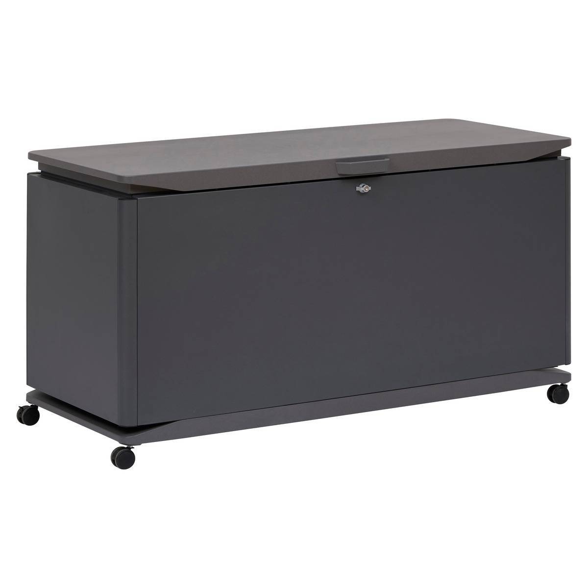 Hesperide - Coffre de rangement 920L Alumia gris graphite en aluminium - Hespéride - Image 2