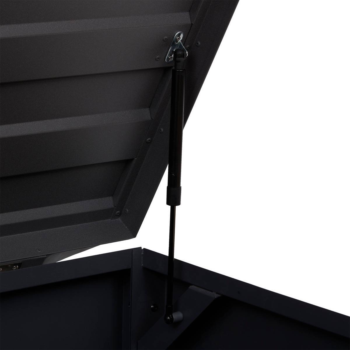 Hesperide - Coffre de rangement 920L Alumia gris graphite en aluminium - Hespéride - Image 5