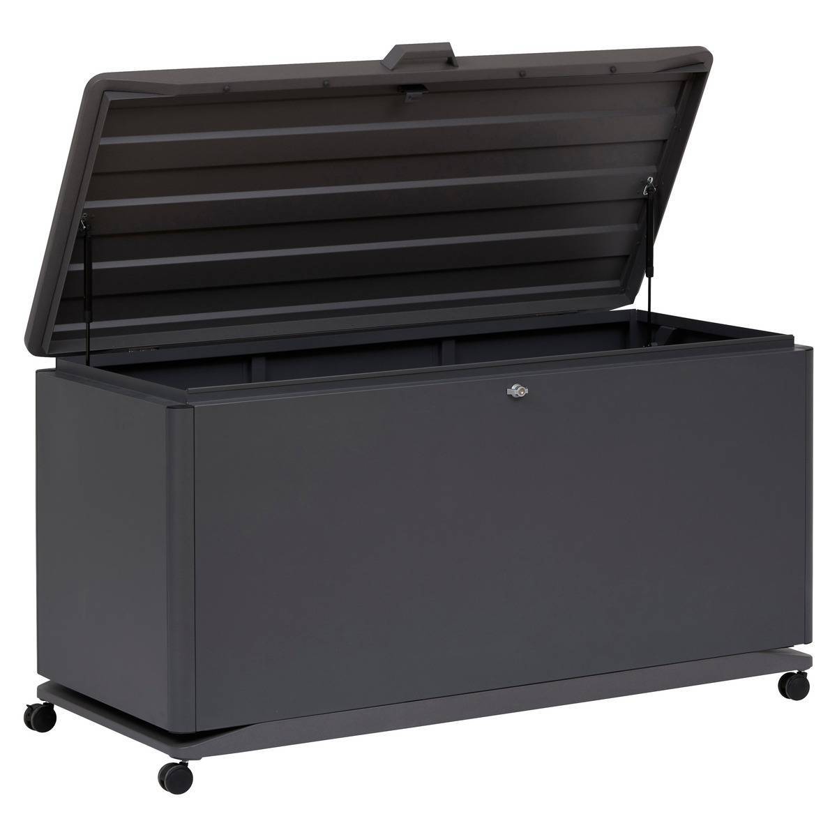Hesperide - Coffre de rangement 920L Alumia gris graphite en aluminium - Hespéride - Image 3
