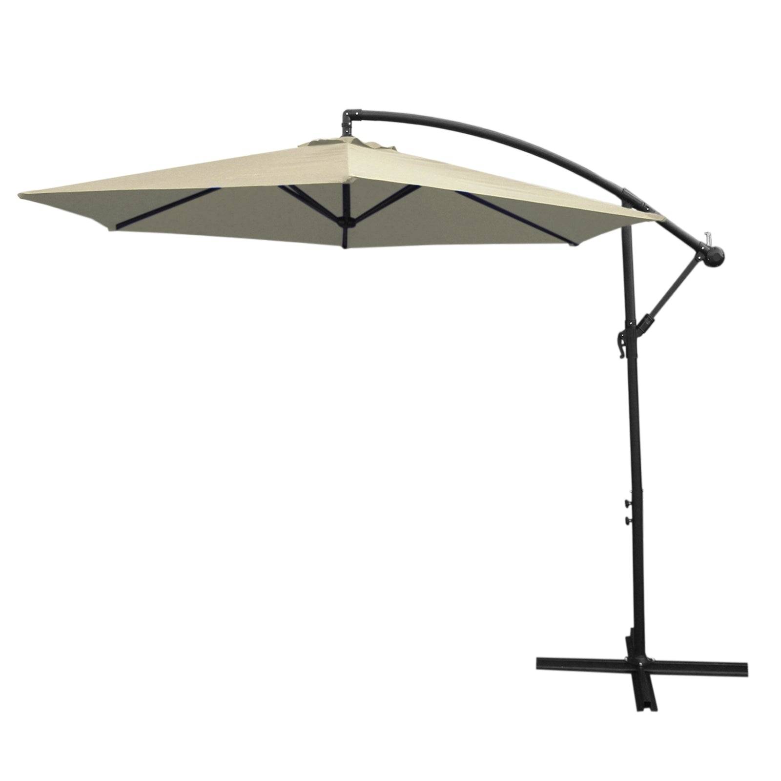 Monstershop - Parasol Cantilever Crème 3m x 3m x 2.5m - Image 1