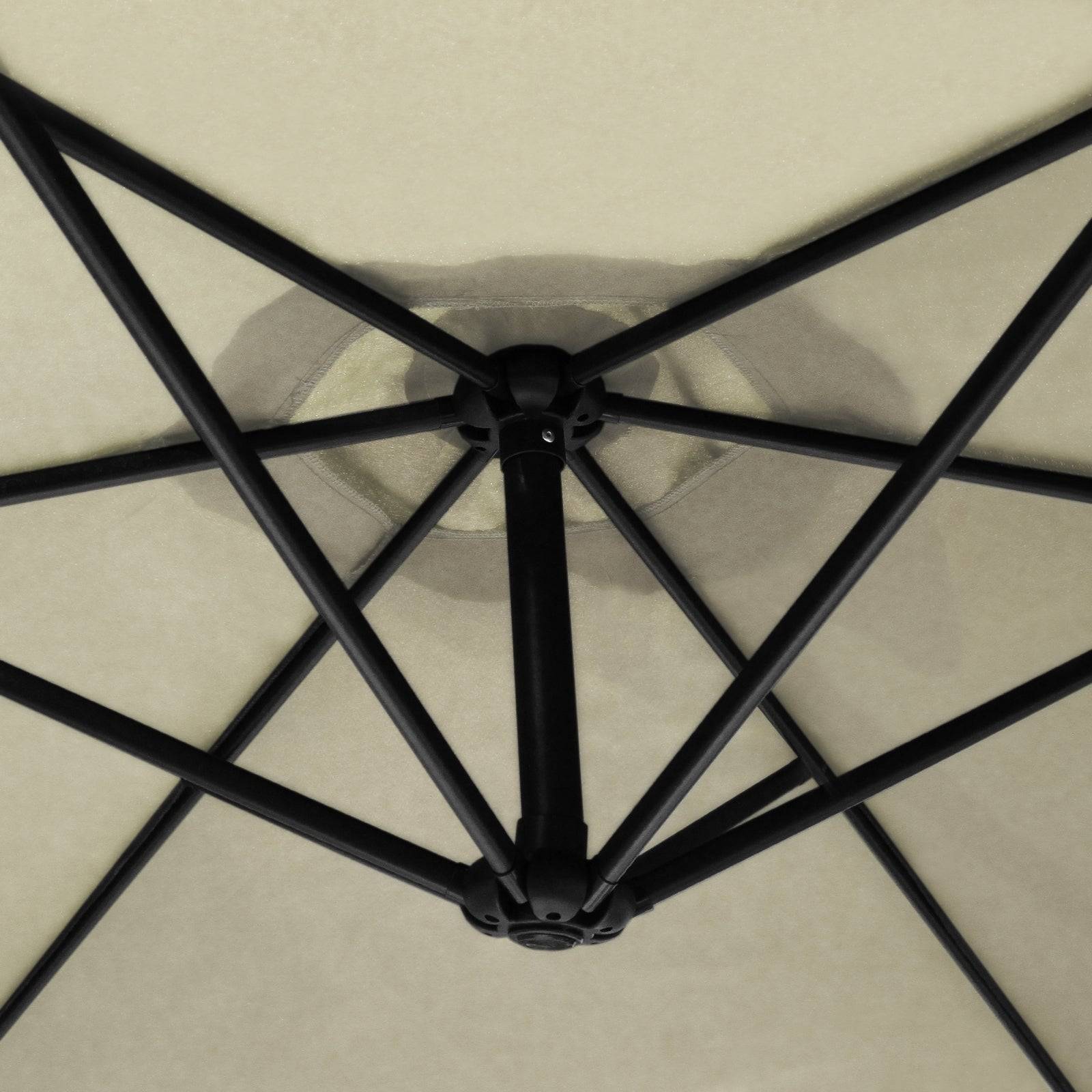 Monstershop - Parasol Cantilever Crème 3m x 3m x 2.5m - Image 3