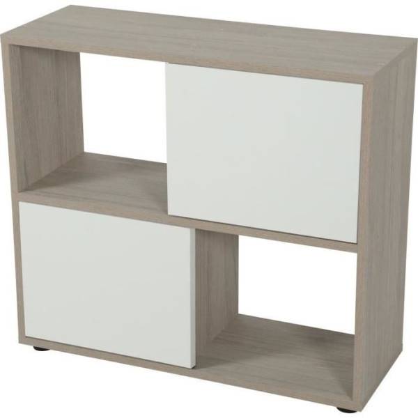 ZOLUX - Meuble pour aquarium Iseo trend 80 cm - Blanc - Image 1