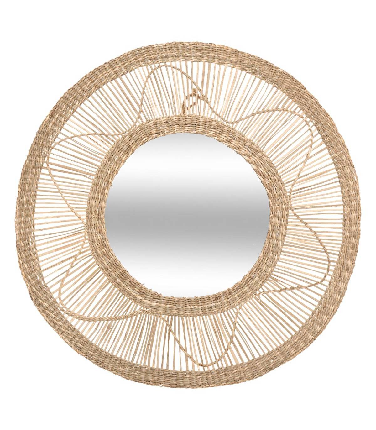 Miroir mural Seagrass Fleur D 57 cm - Image 1