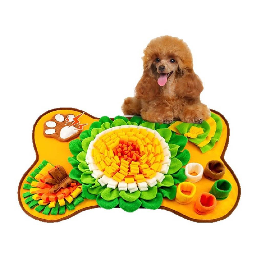 DtopbuyAge - Tapis à renifler pour chien en peluche lavable - Jouet interactif éducatif - Facile à nettoyer - Toyvian DtopbuyAge - Image 1