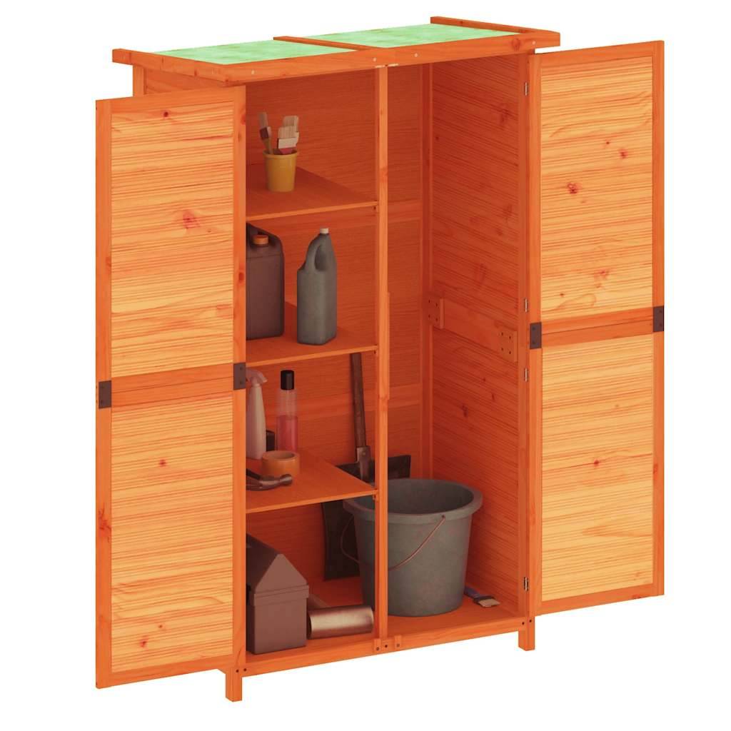 PANGIVO - Abri à outils bois de pin marron 83 x 57 x 140 cm - PANGIVO - Image 3