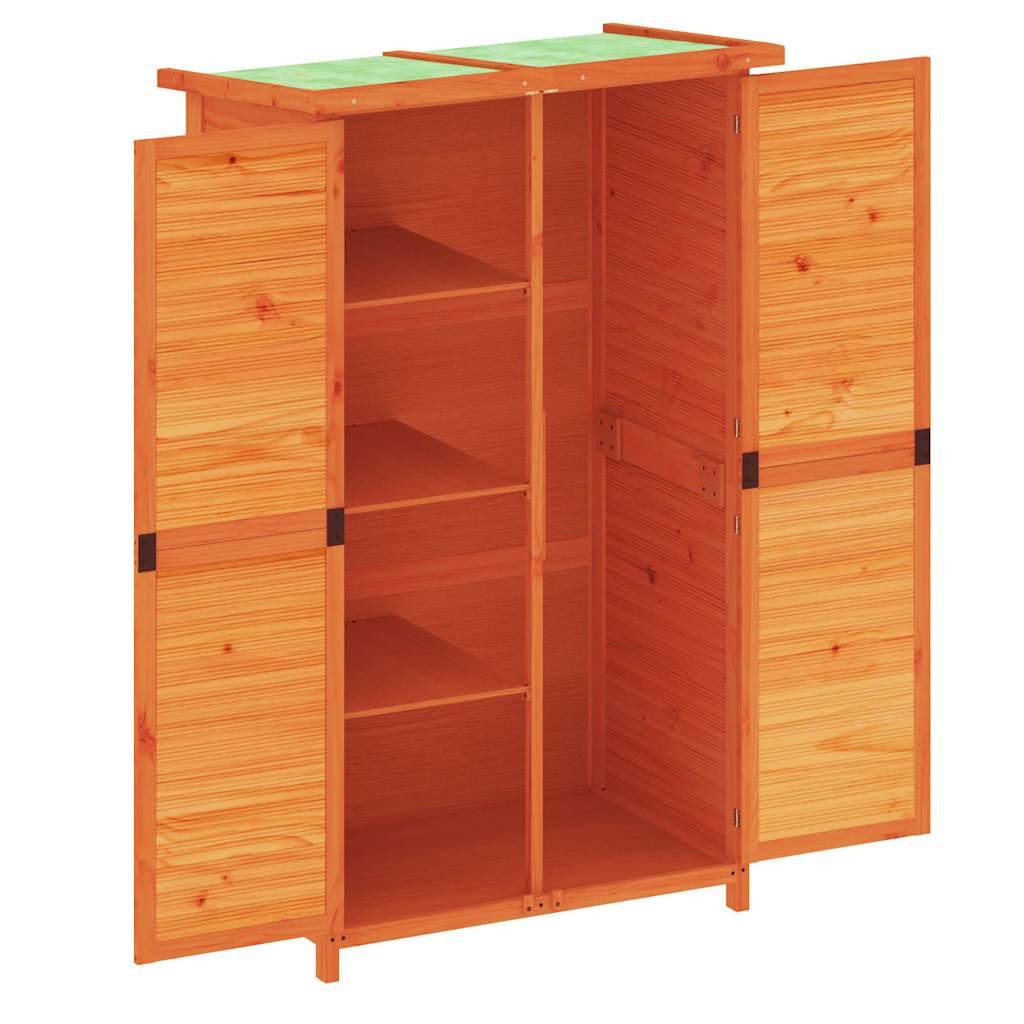 PANGIVO - Abri à outils bois de pin marron 83 x 57 x 140 cm - PANGIVO - Image 4