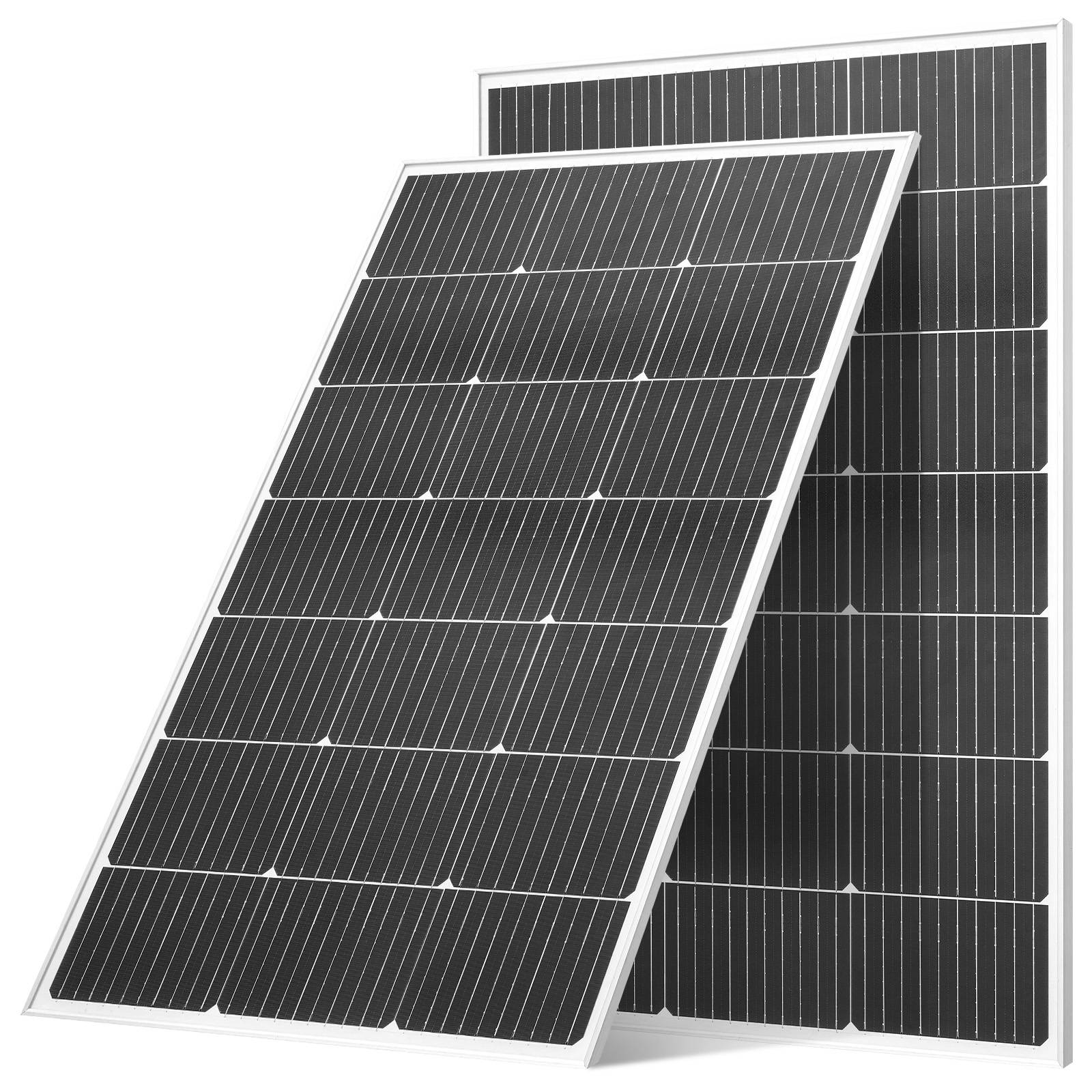 VEVOR Panneau Solaire Monocristallin Module Photovoltaïque 100 W Lot de 2 23 %