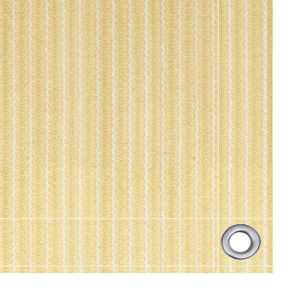 Écran de balcon PEHD beige 400 x 120 cm - PANGIVO - Image 3