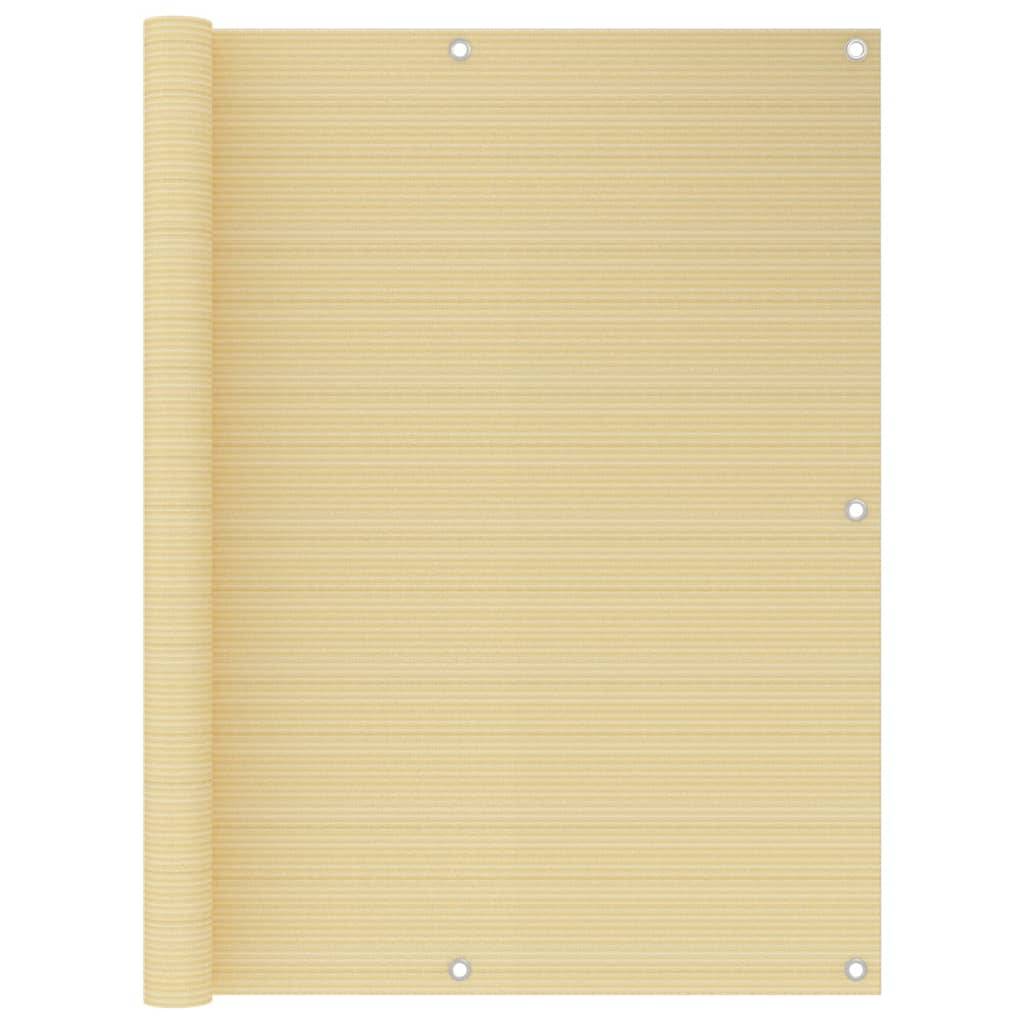 Écran de balcon PEHD beige 400 x 120 cm - PANGIVO - Image 1