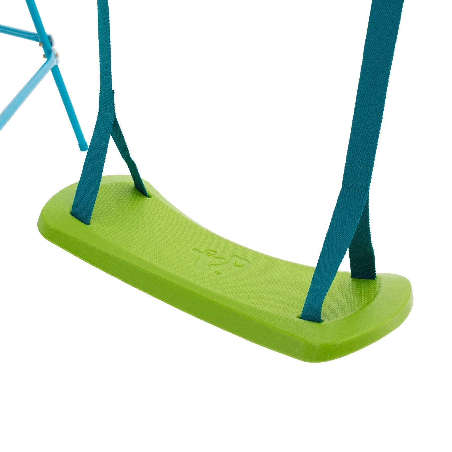 Tp Toys - Aire de jeux balançoire, toboggan et panier de basket - métal bleu - H246 cm - EXPLORER TOUR - Image 3