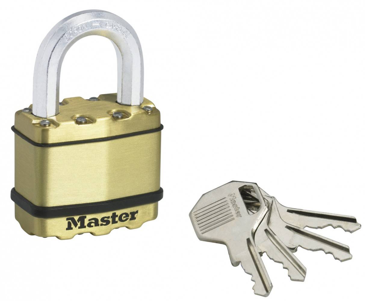 Master Lock - Cadenas à clé MASTER LOCK acier laminé, l.50 mm
