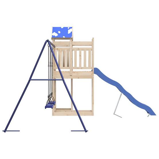 Aire de jeux d'extérieur - Jeu Plein air enfant bois de pin massif rj32 - Image 6