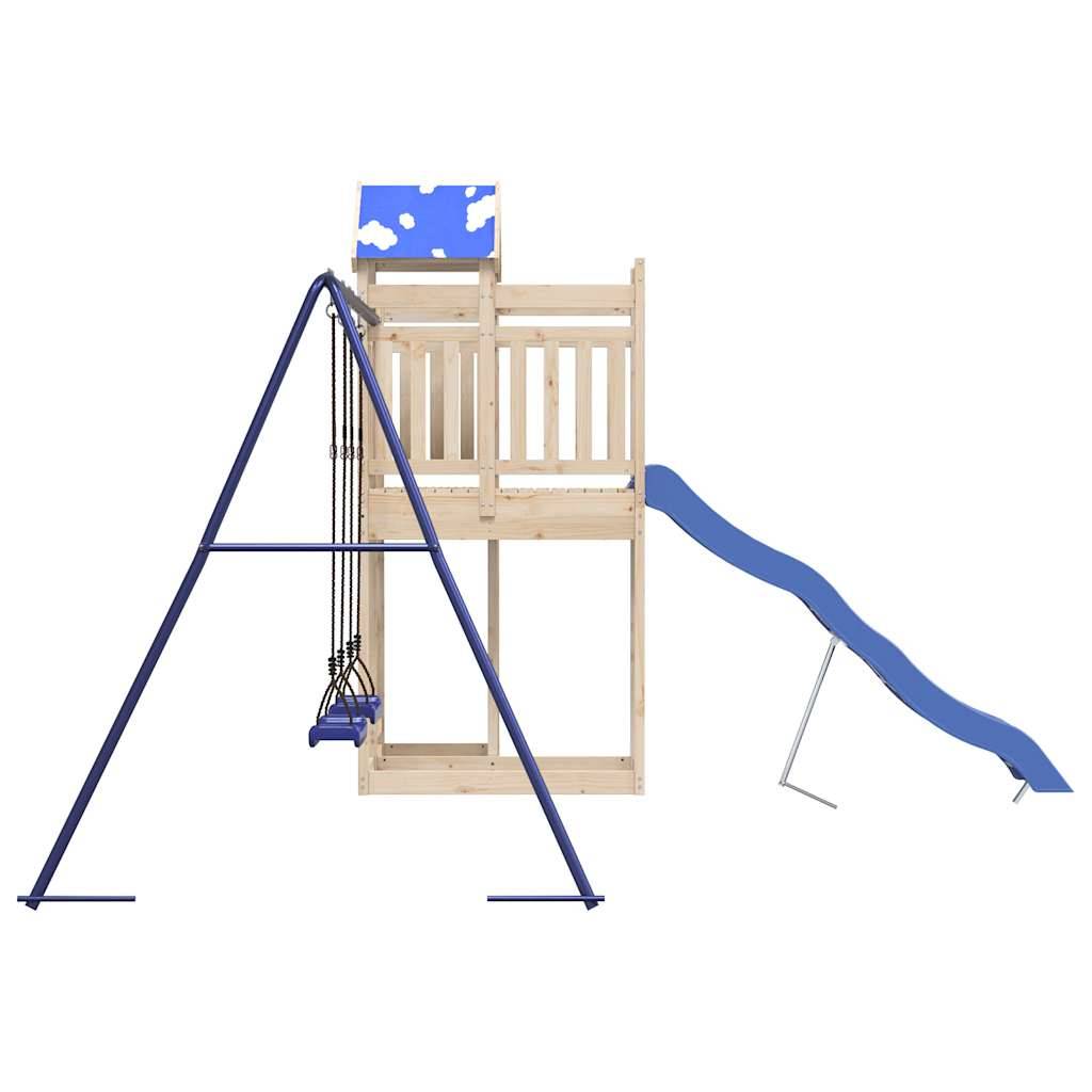 Aire de jeux d'extérieur - Jeu Plein air enfant bois de pin massif rj32 - Image 6
