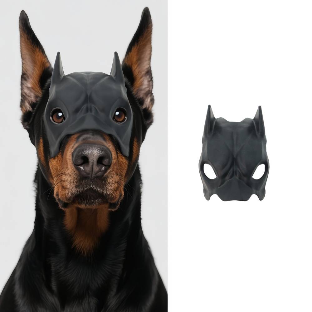 Masque de chien Batman IntiMeg - Image 1