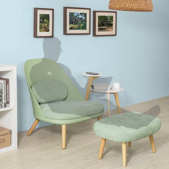SoBuy Fauteuil Relax avec Repose-Pieds Intégré - Chaise de Détail Confortable, Qualité Supérieure - Image 10