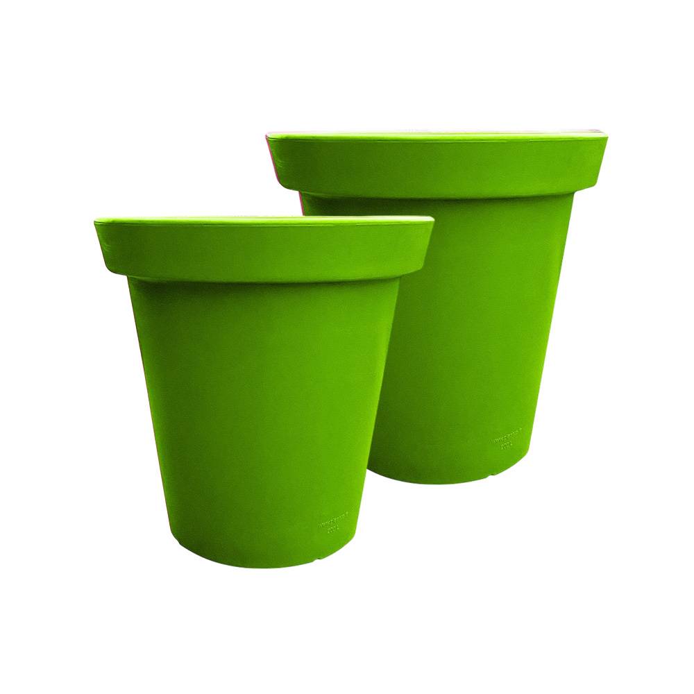 Plast'Up Rotomoulage - Pot de fleurs rond xxl delight 75l- lot de 2 - Image 1