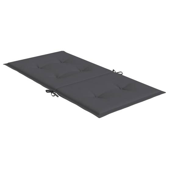 PANGIVO - Coussins de chaise à dossier bas polyester anthracite 100 x 50 x 3 cm - PANGIVO - Image 6