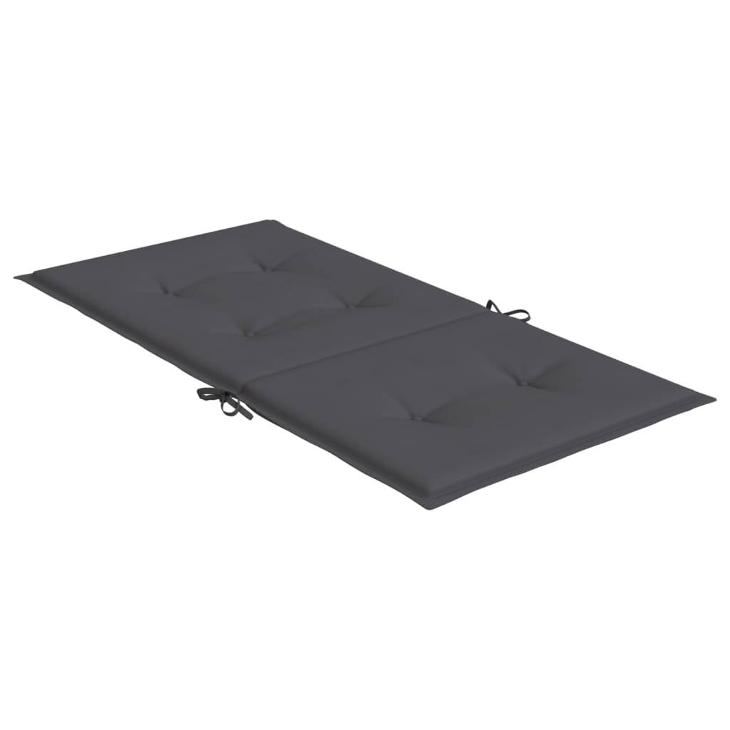 PANGIVO - Coussins de chaise à dossier bas polyester anthracite 100 x 50 x 3 cm - PANGIVO - Image 6