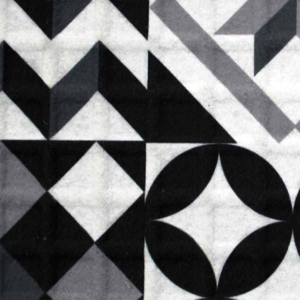 Tapis Relief Imprimé "Calypso" 45x75cm Noir - Image 2