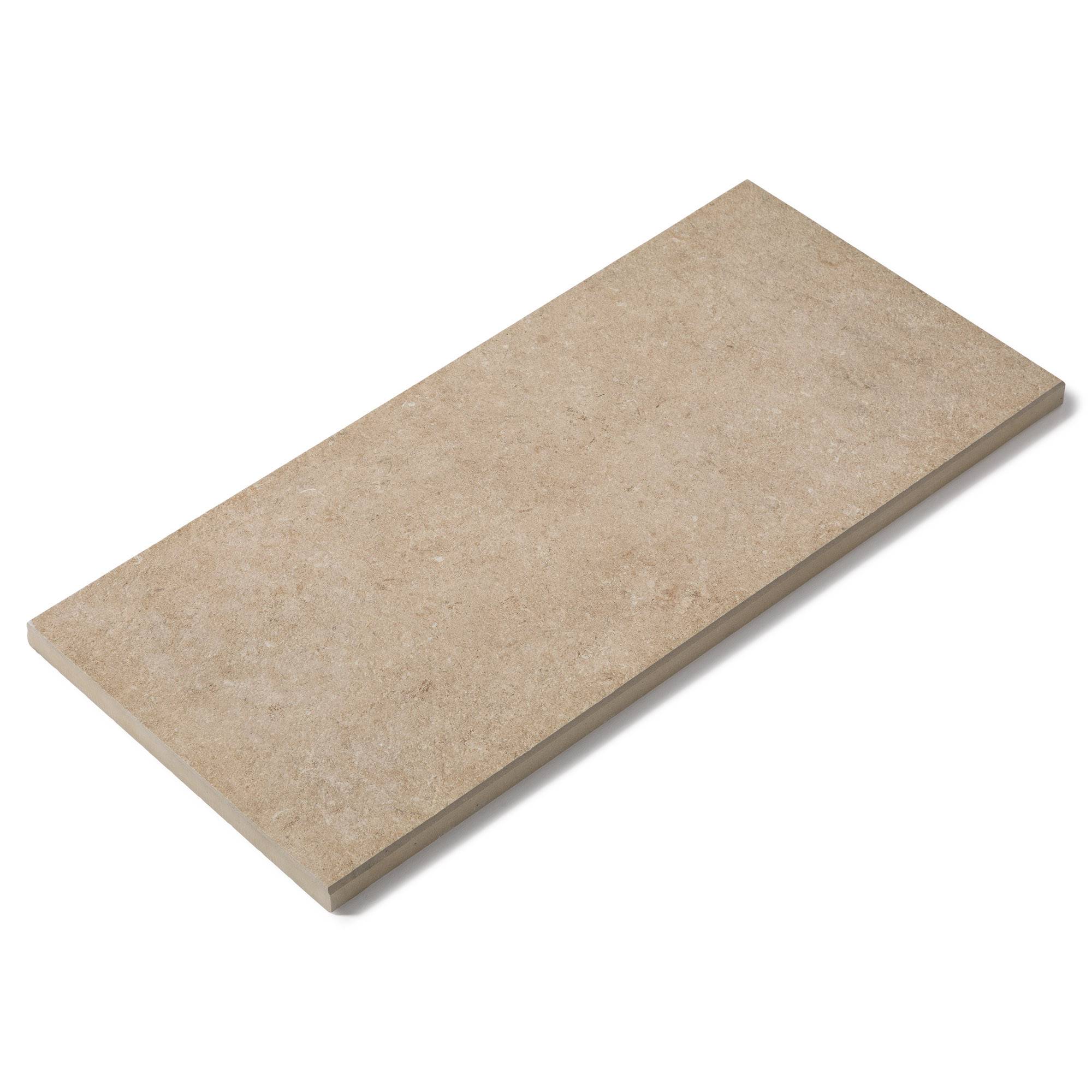 Margelle de piscine effet Pierre Beige Cotto 60x28x2 cm Bord Droit Pietra - RO'MA CARRELAGE - Image 3